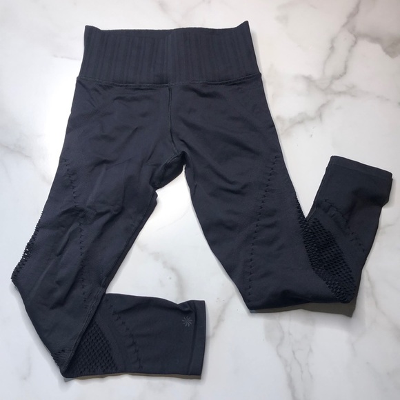 Athleta Crochet Compression Leggings 